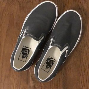 Grey Flat Vans